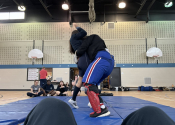 Marie Clarac 2024, 90 girls, 6 ‘hands-on’ simulation oriented self-defence classes working on standing and ground attacks. Good job to everyone who put their heart and soul into it. www.manoli.ca