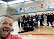 Marie Clarac 2024, 90 girls, 6 ‘hands-on’ simulation oriented self-defence classes working on standing and ground attacks. Good job to everyone who put their heart and soul into it. www.manoli.ca