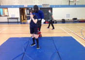 Marie Clarac, 2022. 155 teen girls participated in our 6 weeks "hands-on" self-defence course. Jan. - April, 2022. www.manoli.ca