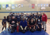 Marie Clarac, 2022. 155 teen girls participated in our 6 weeks "hands-on" self-defence course. Jan. - April, 2022. www.manoli.ca