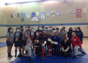 Marie Clarac, 2022. 155 teen girls participated in our 6 weeks "hands-on" self-defence course. Jan. - April, 2022. www.manoli.ca