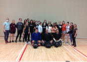 Châteauguay, Qc. April, 2022. These participants were the teachers teenage daughters attending our workshop after giving a 3 hour workshop to the school teens. www.manoli.ca