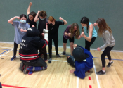 Châteauguay, Qc. April, 2022. These participants were the teachers teenage daughters attending our workshop after giving a 3 hour workshop to the school teens. www.manoli.ca