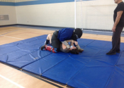 155 teenage girls participated on our 6 weeks "hands-on" women's self-defence course at Marie Clarac school, in Montreal. What a challenge these girls were. Empowerment and hard work in order to manage the chaos and panic that occurs during a harmful confrontation. So proud of all the participants. January to April, 2022. www.manoli.ca .