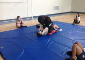 155 teenage girls participated on our 6 weeks "hands-on" women's self-defence course at Marie Clarac school, in Montreal. What a challenge these girls were. Empowerment and hard work in order to manage the chaos and panic that occurs during a harmful confrontation. So proud of all the participants. January to April, 2022. www.manoli.ca .