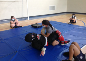 155 teenage girls participated on our 6 weeks "hands-on" women's self-defence course at Marie Clarac school, in Montreal. What a challenge these girls were. Empowerment and hard work in order to manage the chaos and panic that occurs during a harmful confrontation. So proud of all the participants. January to April, 2022. www.manoli.ca .