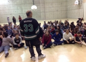 Talking prevention and the stages of an attack. Villa Maria. Feb 6, 2015