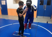 College de Montreal, 30 young warriors attended our "hands-on" no-nonsense, self-defence seminar. We were 4 instructors/simulators for this dynamic workshop which incorporated what to do if attacked standing and thrown to the ground. Job well done by all. Nov. 4, 2022. www.manoli.ca