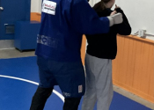 Collège de Montréal, Dec. 2025. Teens ‘hands-on’ se;f-defence workshop. Empowerment & confrontational scenarios. Well done! www.manoli.ca