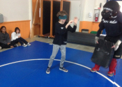 College de Montreal, 30 young warriors attended our "hands-on" no-nonsense, self-defence seminar. We were 4 instructors/simulators for this dynamic workshop which incorporated what to do if attacked standing and thrown to the ground. Job well done by all. Nov. 4, 2022. www.manoli.ca