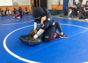 College de Montreal, 30 young warriors attended our "hands-on" no-nonsense, self-defence seminar. We were 4 instructors/simulators for this dynamic workshop which incorporated what to do if attacked standing and thrown to the ground. Job well done by all. Nov. 4, 2022. www.manoli.ca
