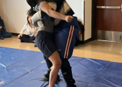 Marie Clarac High School, action packed « hands-on » teens self-defence course. January - March, 2026. Action always beats reaction. When faced with a confrontational or violent situation, don’t over think. Your reptilian brain is never wrong. Stay safe out there!
