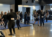 Marie Clarac High School 2026 - 90 girls, 6 sessions, stand-up & ground attack simulations experiences by each participant. Bravo to all these warrior! A life skill they will carry for ever. Empowerment through ‘hands-on’ attack simulations. Bringing out the animal within.