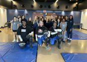 Marie Clarac High School 2026 - 90 girls, 6 sessions, stand-up & ground attack simulations experiences by each participant. Bravo to all these warrior! A life skill they will carry for ever. Empowerment through ‘hands-on’ attack simulations. Bringing out the animal within.