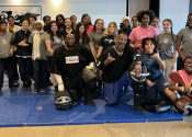Marie Clarac High School 2026 - 90 girls, 6 sessions, stand-up & ground attack simulations experiences by each participant. Bravo to all these warrior! A life skill they will carry for ever. Empowerment through ‘hands-on’ attack simulations. Bringing out the animal within.