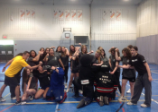 Pincourt - Chêne Bleu School. May 12 & 29, 2023. Women's 'hands-on' self-defence classes with a few boys. Well done! www.manoli.ca