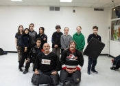 Cité des jeunes School, Vaudreuil-Dorion. Oct. - Nov. 2023. \'Hands-on\' self-defence course. www.manoli.ca