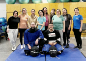 Community Center St. Donat. Women's 'hands-on' self-defence course given by Nicolas Manoli & Zen Diab. oct. - Nov. 2024. Fearless & empowered. www.manoli.ca