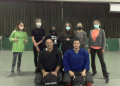 Nov. 6, 2021, Ville St. Laurent. Small group 'hands-on' self-defence workshop. Stand-up and ground defence. True warriors
