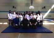 Marie Clarac 2017 - self defence course, April 2017