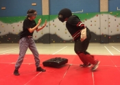 Self Defense course at Heritage High School in St. Hubert in January 2017