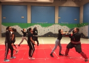 Self Defense course at Heritage High School in St. Hubert in January 2017