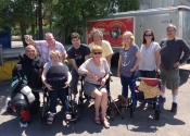 West island MS self help association - attack simulations outside. July 2017