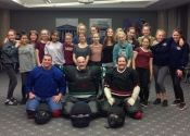 Teen hands-on Self defence workshop. Ringette association, west island, November 2017
