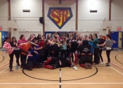 St. Rémi School, Beaconsfield. Mom and teen self défense workshop. What a blast. Jan. 2018