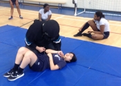 Marie Clarac High School for girls. 6 weeks, hands-on, no holds barred, women/teens Self-defence course completed. May, 2018