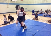 Marie Clarac High School for girls. 6 weeks, hands-on, no holds barred, women/teens Self-defence course completed. May, 2018