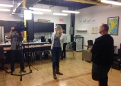 Self-defence workshop for the blind. Ami-television came to film the workshop. Nov. 2, 2018. What an adventure, what a challenge.