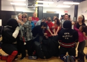 Self-defence workshop for the blind and visually impaired. Montreal, Nov. 2, 2018. What an adventure, what a challenge.