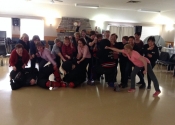 Women's group in Île Bizarre, Montreal, Qc. March 24, 2019. Empowering, hands-on attack simulations.
