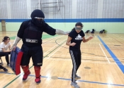 Instinct, do whatever it takes to get out of trouble - Sacred Heart School, mom and teens 'hands-on' attack simulations, self-defence workshop. April, 2019. These ladies were dynamite. Determined, focused and above all 'No! Means 'No!'  Bravo to all the participants and to those who organized it.