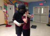 The simulated attacks are 'Crazy, real'. Getting robbed at knife point then taken to an isolated location to be violated. Collège Charlemagne (Montreal, West island), women's 'hands-on' self defence course given over 6 weeks as an after school activity. These girls were psyched and motivated to 'Do whatever it takes' to deal with the dangerous simulations they were confronted with. Hats off to all of them. They were an inspiration. May 1, 2019.