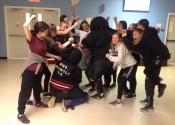 Collège Charlemagne (Montreal, West island), women's 'hands-on' self defence course given over 6 weeks as an after school activity. These girls were psyched and motivated to 'Do whatever it takes' to deal with the dangerous simulations they were confronted with. Hats off to all of them. They were an inspiration. May 1, 2019.