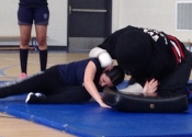 Marie Clarac, women's 'hands-on' self defence course 2019