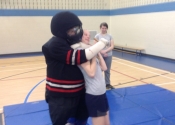 Marie Clarac, women's 'hands-on' self defence course 2019