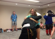 SHAD McGill program for gifted students. Over 30 girls participated in our hands-on women's self-defence workshop. July 2019, downtown Montreal.