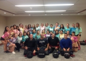 SHAD McGill program for gifted students. Over 30 girls participated in our hands-on women's self-defence workshop. July 2019, downtown Montreal.