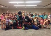 SHAD McGill program for gifted students. Over 30 girls participated in our hands-on women's self-defence workshop. July 2019, downtown Montreal.