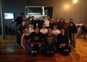 The image salon' men & women 'hands-on' attack simulations self-defence workshop. October 7, 2019. WOW! What a group of motivated individuals. Well done team. ATTITUDE building. We all do whatever it takes to get out of the stressful situation. Hats off to all of you.
