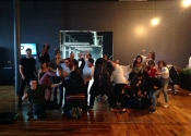 The image salon' men & women 'hands-on' attack simulations self-defence workshop. October 7, 2019. WOW! What a group of motivated individuals. Well done team. ATTITUDE building. We all do whatever it takes to get out of the stressful situation. Hats off to all of you.