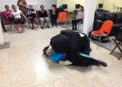 A 'hands-on' women's self-defence course for new arrivals to Canada. Oct. 2019