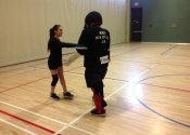Shawinigan, Qc. Women's 'hands-on' self-defence workshop. Accosted on the street. Nov. 29, 2019