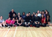 Shawinigan, Qc. Women's 'hands-on' self-defence workshop. Nov. 29, 2019