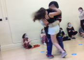 WE ARE BACK. Downtown Montreal, 'Hands-on' self-defence workshops for Secondary 1, 2 & 3 boys & girls. 65 participants attended our 3 NO 'Non-sense' personal safety workshops. June 21 & 22, 2021.