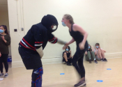 WE ARE BACK. Downtown Montreal, 'Hands-on' self-defence workshops for Secondary 1, 2 & 3 boys & girls. 65 participants attended our 3 NO 'Non-sense' personal safety workshops. June 21 & 22, 2021.