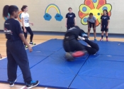 Junior doing his thing. Marie Clarac